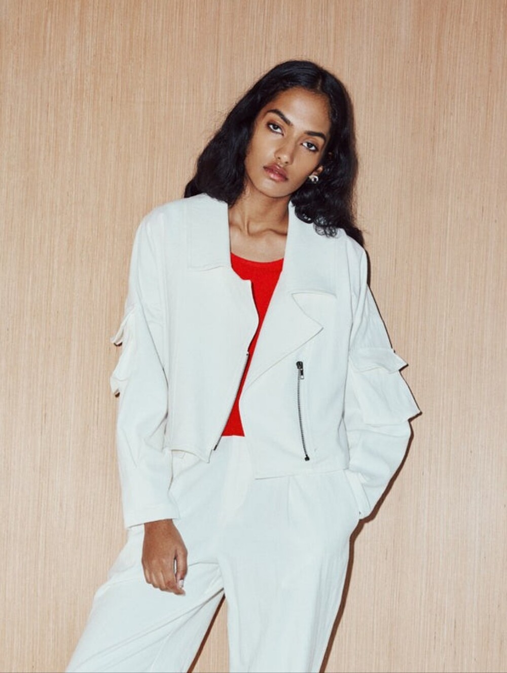 Eve Gravel Cruise Jacket White